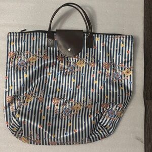 Sac GM Zip Floral Foldable Tote Bag Nautical Casual Preppy Vacation Classic Boho